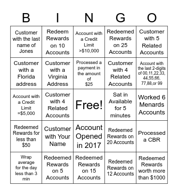 Royal Court Bingo #1 Bingo Card