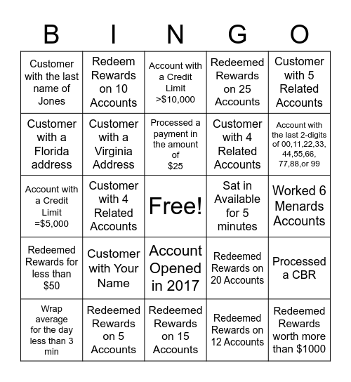 Royal Court Bingo #1 Bingo Card