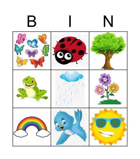 La nature Bingo Card