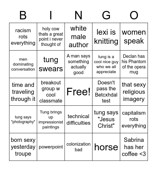Bingo 2.0 Bingo Card