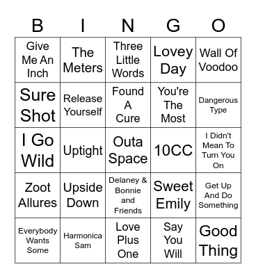 Vinyl Bingo - Spring Has Sprung Bingo Card