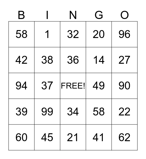 Hop into Spring  Bingo Card