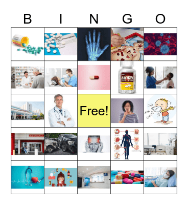Unit 8 Vocabulary Bingo Card
