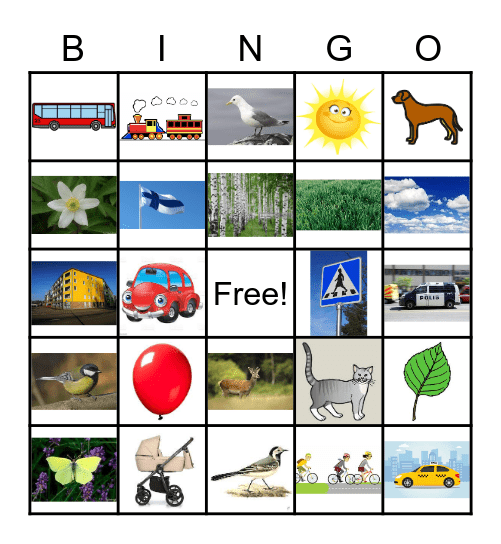 Karis Utomhus Bingo Card