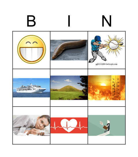/I/ /i:/ Bingo Card