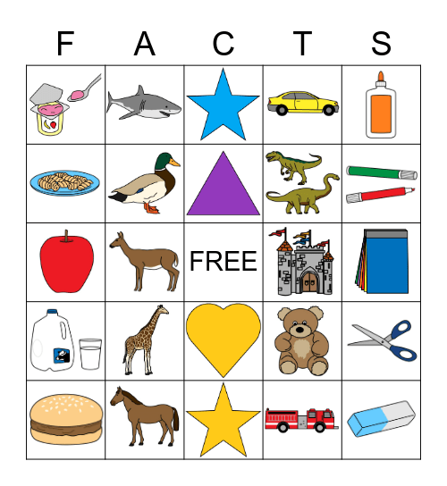 CS - FACTS Bingo Card
