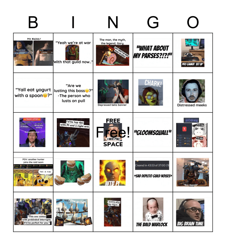 One More Pull in a nutshell Bingo Card