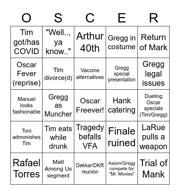 On Bringo! Bingo Card