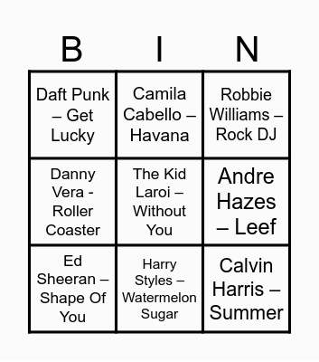 PlusNauta - test Bingo Card