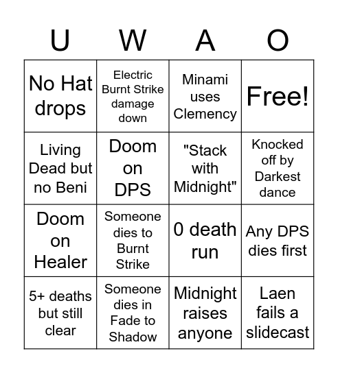 Deploy Almond Strat Bingo V1.1 Bingo Card