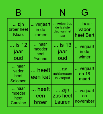 Zoom-Bingo Card