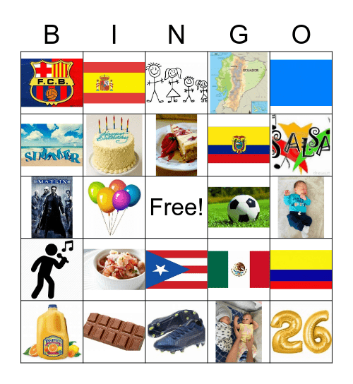 HAPPY BIRTHDAY MARIO! Bingo Card