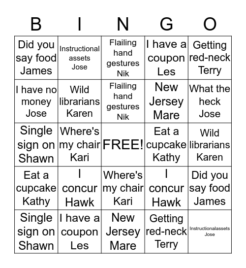 Royal Caribbean Cruise Bingo Card