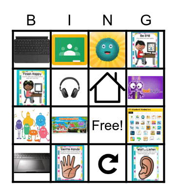 Computer Lab Bingo Card