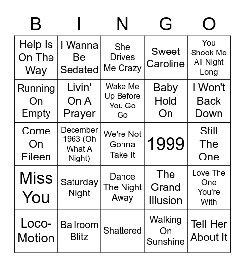 Goodbye 2020 Vol.1 Bingo Card