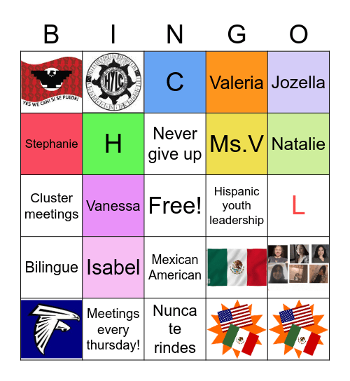 HYLC BINGO Card