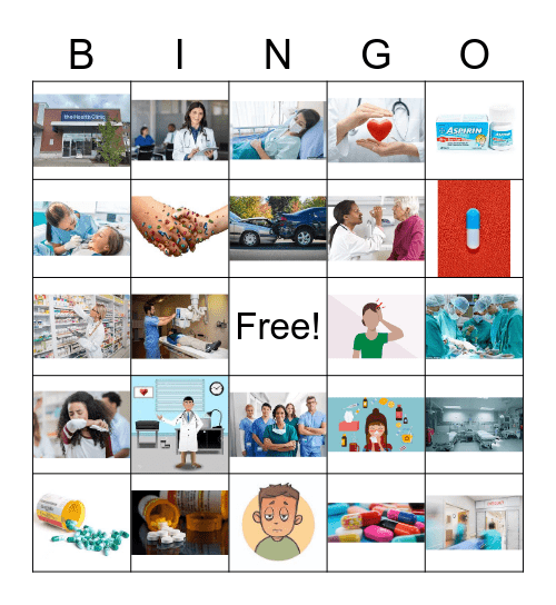 La Salud Bingo Card