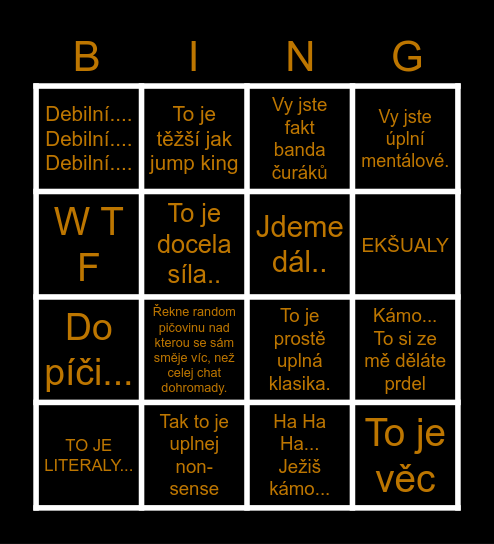 Czechcloud Bingo Card