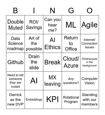 DS All Hands Bingo Card