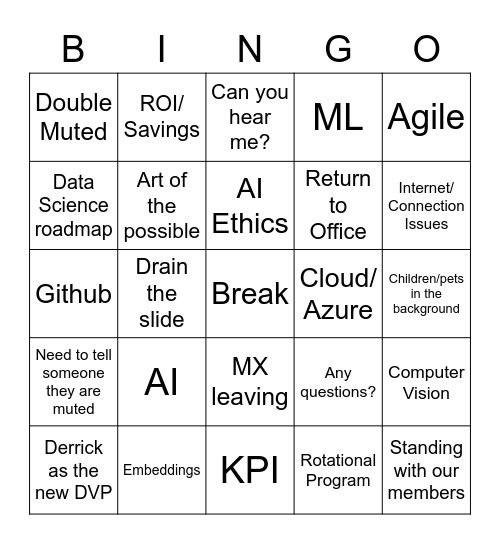 DS All Hands Bingo Card