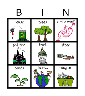 Earth Bingo Card