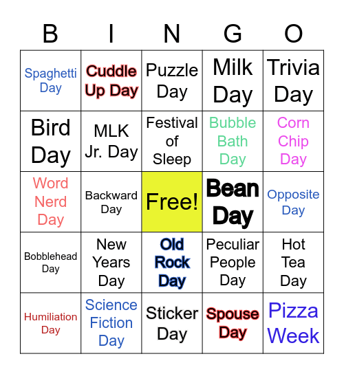 Triage Bingo Card