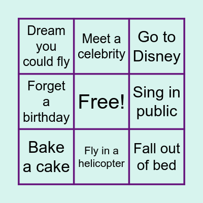 HAVE YOU EVER? Bingo Card