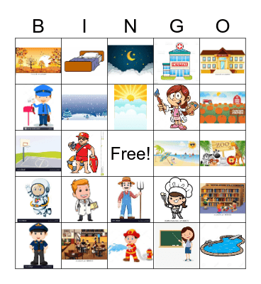 WH- BINGO Card