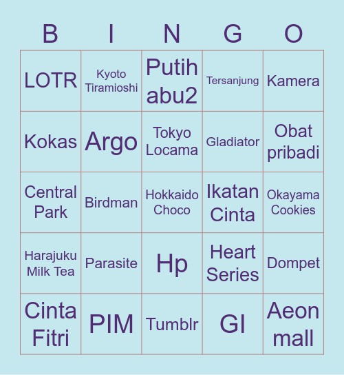 DOKYEOMrbl Bingo Card