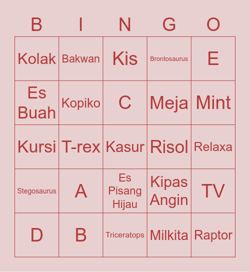 SFT98ZJQ Bingo Card