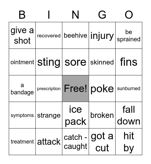 Unit 07 - This Will Make You Feel Better Bingo Card