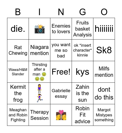 Villainous Milf Pussies GC bingo Card