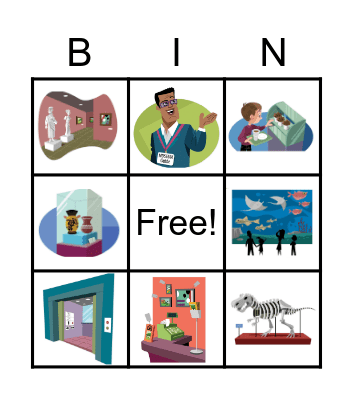 School Trip Vocabulary Bingo Card