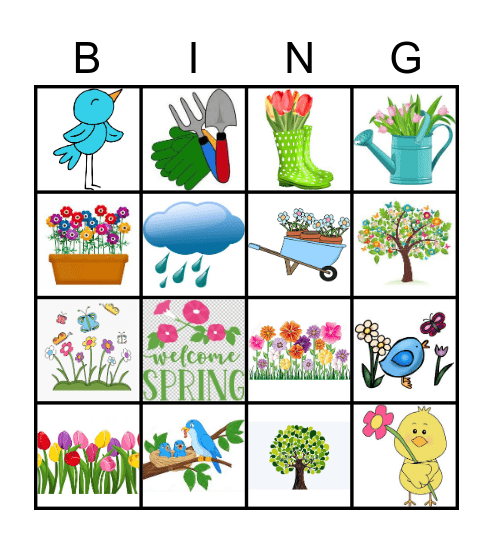 Spring BINGO Card