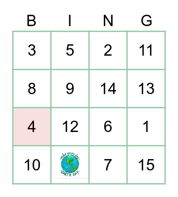 Test Bingo Baker Bingo Card