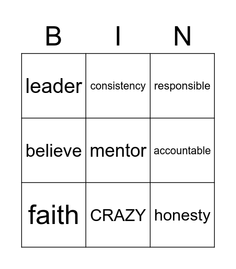 SUZETTE's BINGO Card