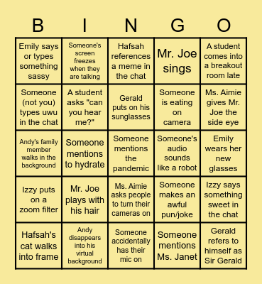UBINGO Card