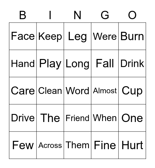 Sasha Review Bingo Card