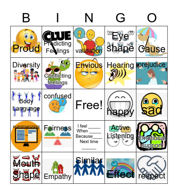 ACES unit 1 bingo Card