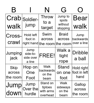 MOTOR BINGO Card