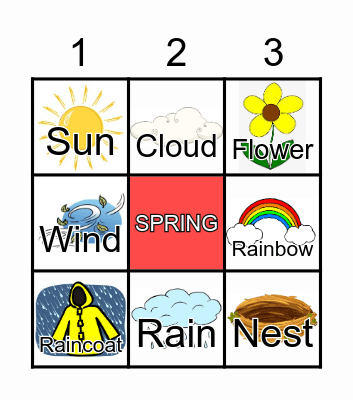 Spring Bingo Card