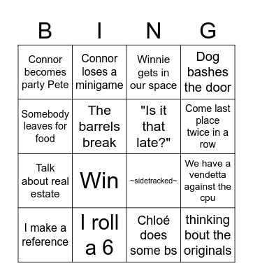 oui part bing Bingo Card