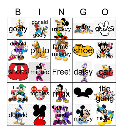 Syere's Second Birthday Bingo Card