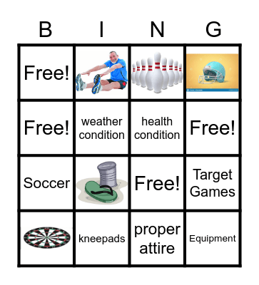 Let's Have Fun while Learning! Bingo Card