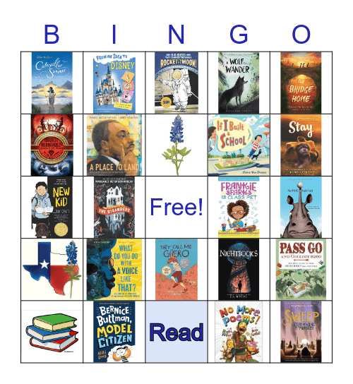 Bluebonnet Bingo Card