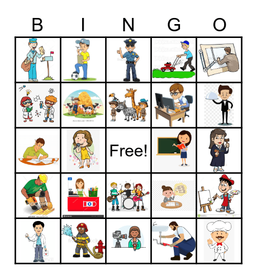 Career Bingo Card