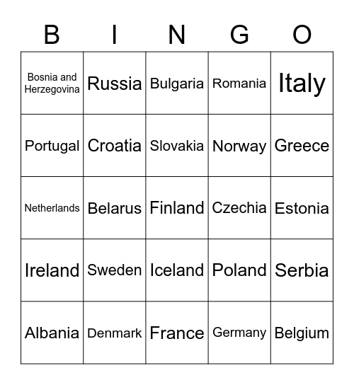 Euro-Whitegirl Bingo Card