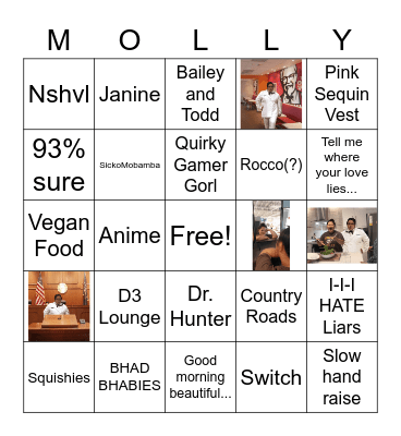 MOLLY BINGO Card