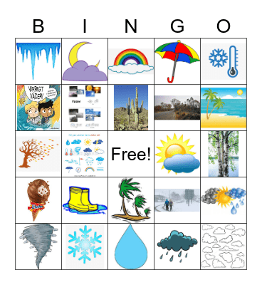 Weather ugglan Bingo Card