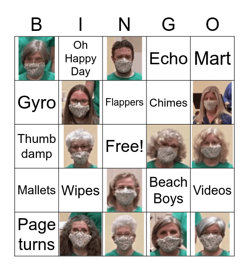 Exultation Ringers Bingo Card